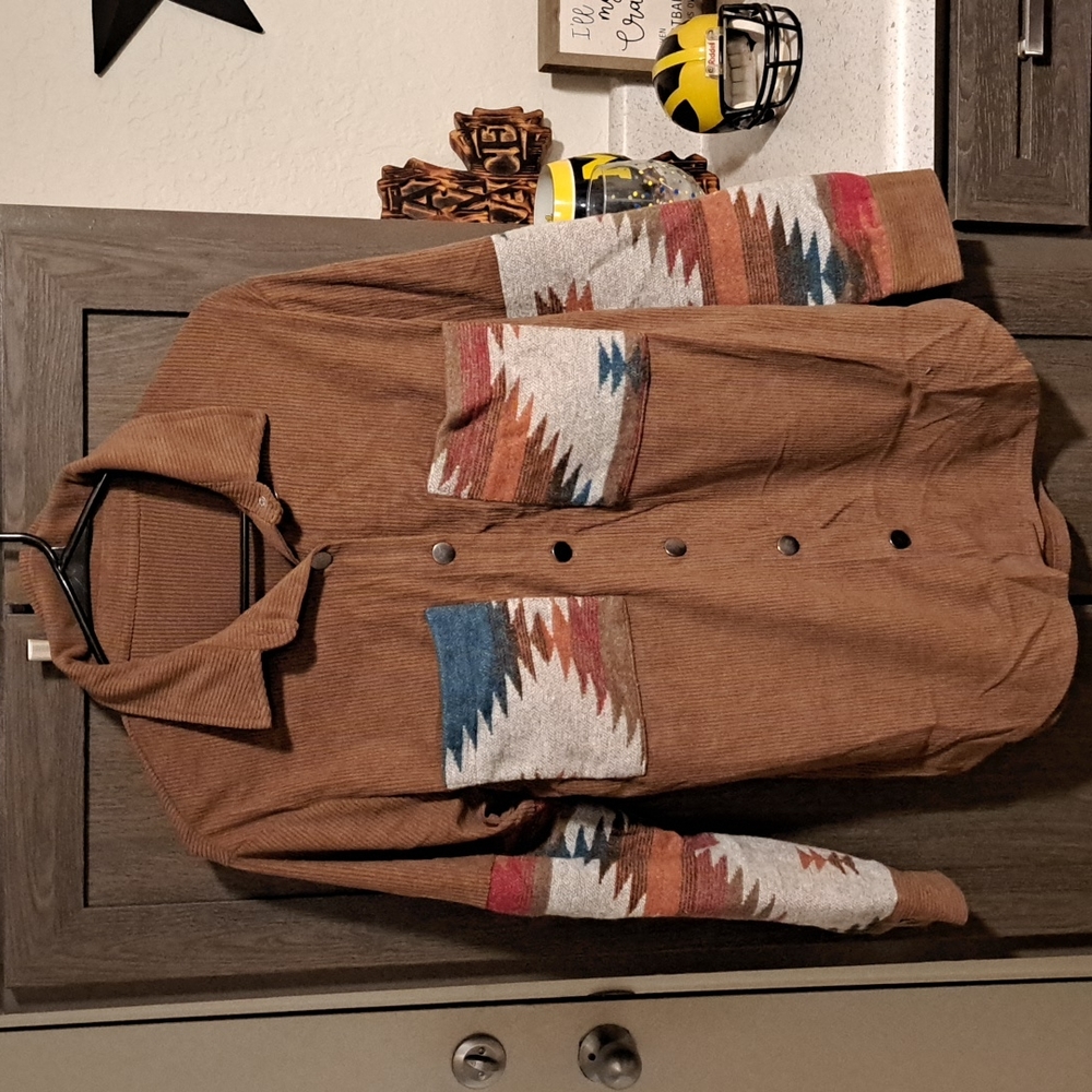 New Aztec corduroy jacket - Picture 10 of 14